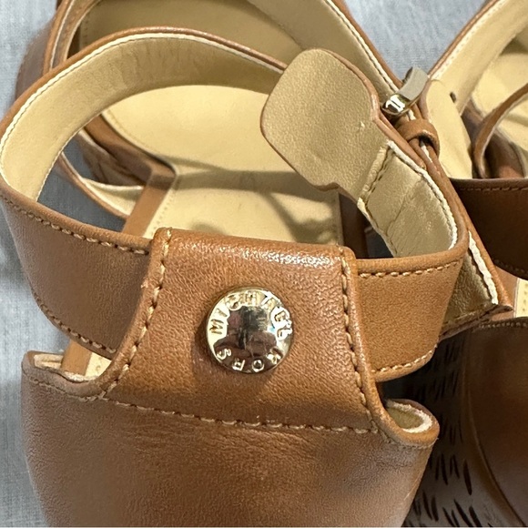 MICHAEL Michael Kors Sienna Espadrille Wedge Sandals, 8.5, openwork leather - Picture 15 of 16